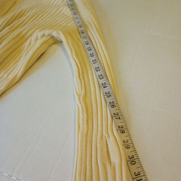 Cable Stitch 100% acrylic cream cable knit open cardigan with thumb holes - Picture 12 of 12